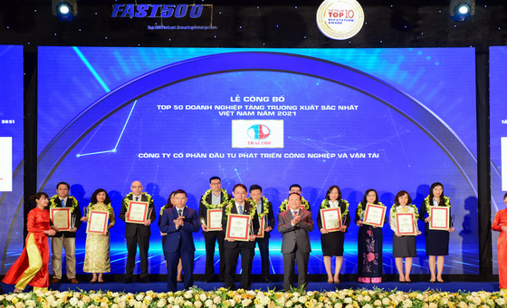 Tracodi xếp thứ 23 trong Top 50 Doanh nghiệp tăng trưởng xuất sắc nhất Việt Nam 2021
