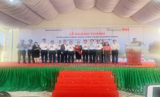 Chương trình Cầu nông thôn: Khánh thành 2 công trình đầu tiên tại Phù Cát (Bình Định)
