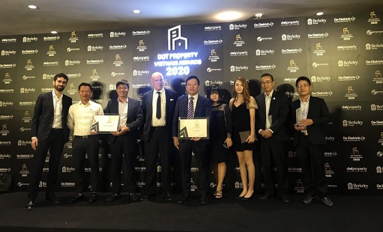 BCG Land and Casa Marina Premium great winning at the Dot Property Vietnam Awards 2020