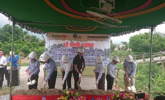 Groundbreaking of 5 bridges in Moc Hoa – Long An