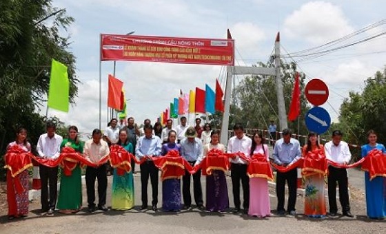 Agricultural Bridge Program in An Phu Inaugurated 11 New Bridges (An Giang province)