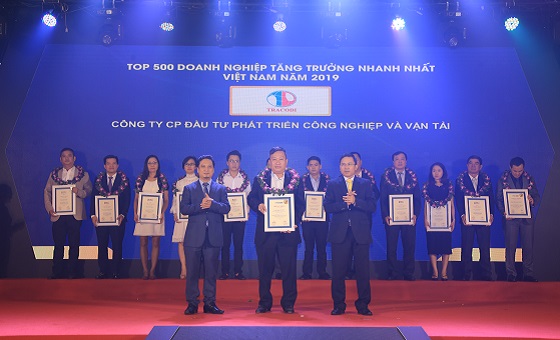 TRACODI vào top 10 Doanh nghiệp tăng trưởng nhanh nhất Việt Nam 2019