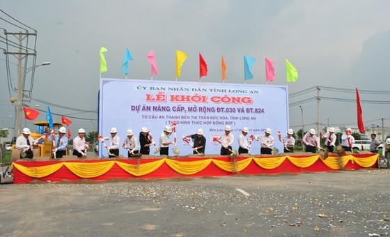 Lễ khởi công dự án Đường tỉnh 830